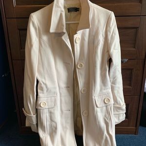 Blush Cream-Colored Pea Coat